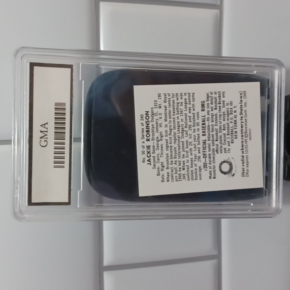 GMA 1949 Bowman Jackie Robinson #50 REPRINT - Picture 2 of 2